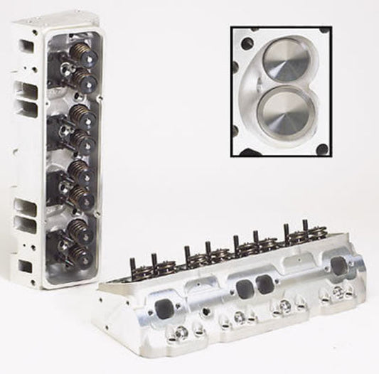 Edelbrock ED60979 Chev SB 302-400 64cc/170cc E-Tec Alloy Cylinder Heads (each)