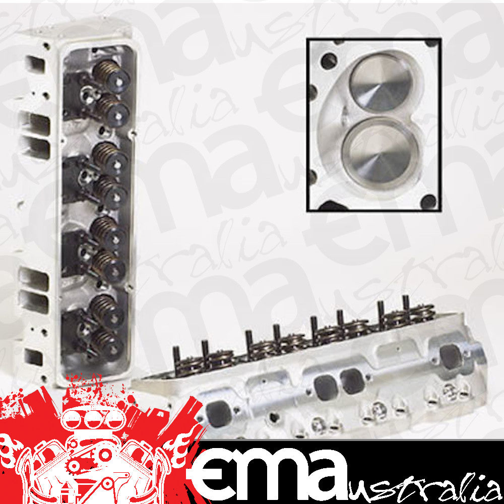 Edelbrock ED60979 Chev SB 302-400 64cc/170cc E-Tec Alloy Cylinder Heads (each)