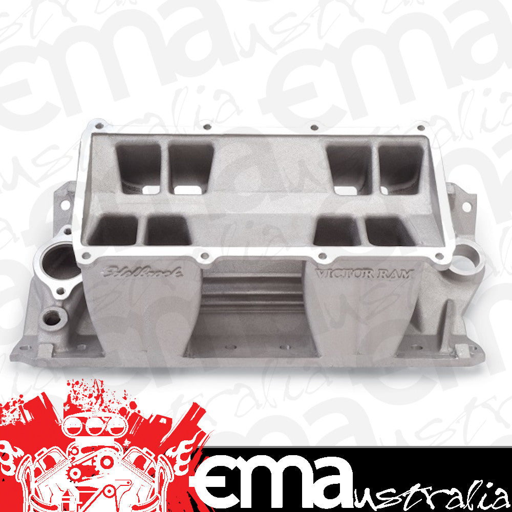 Edelbrock ED7070 Victor Ram Intake Manifold Small Block Chevy 6500-10000 RPM Base Only ED7070