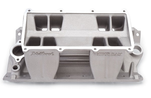 Edelbrock ED7070 Victor Ram Intake Manifold Small Block Chevy 6500-10000 RPM Base Only ED7070