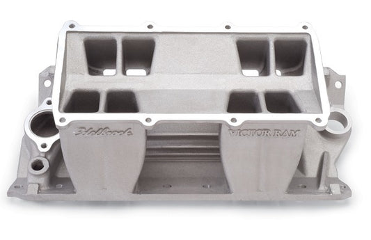 Edelbrock ED7070 Victor Ram Intake Manifold Small Block Chevy 6500-10000 RPM Base Only ED7070