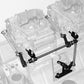 Edelbrock ED7071 Edelbrock Throttle Linkage Kit for Sideways Mounted Dual Sq Bore Carbs ED7071
