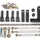 Edelbrock ED7077 Edelbrock Throttle Linkage Kit for Sideways Mounted Dual Dominator Carbs ED7077