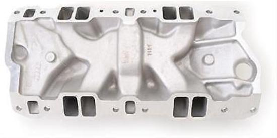 Edelbrock ED71014 Chev SB 262-400 V8 Performer RPM Intake Manifold Endurashine