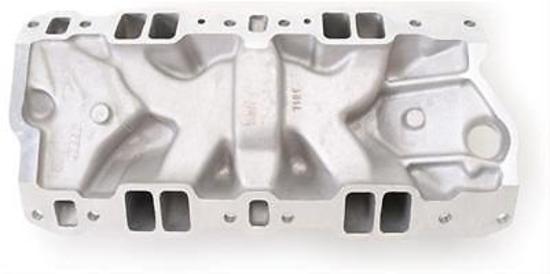 Edelbrock ED71014 Chev SB 262-400 V8 Performer RPM Intake Manifold Endurashine