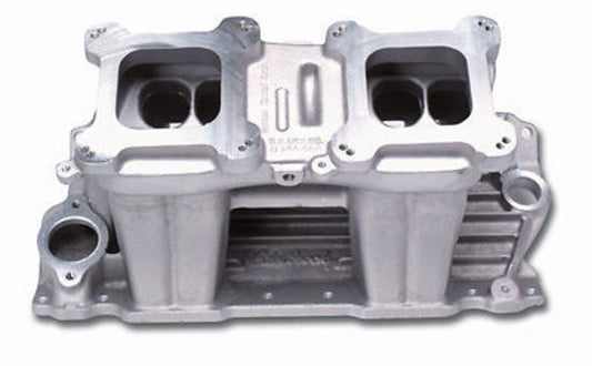 Edelbrock ED7110 Edelbrock Street Tunnel Ram Intake Manifold Chev SB Dual Square Bore ED7110