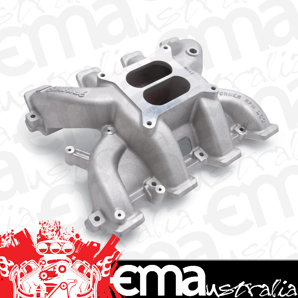 Edelbrock ED71197 Chev/GM LS3 V8 Performer RPM Air-Gap Intake Manifold