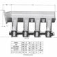 Edelbrock ED71393 Holden/Chev LS1-LS6 Pro Flo XT EFI Intake Manifold Black Finish