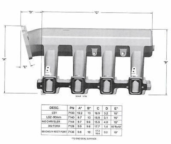 Edelbrock ED71393 Holden/Chev LS1-LS6 Pro Flo XT EFI Intake Manifold Black Finish