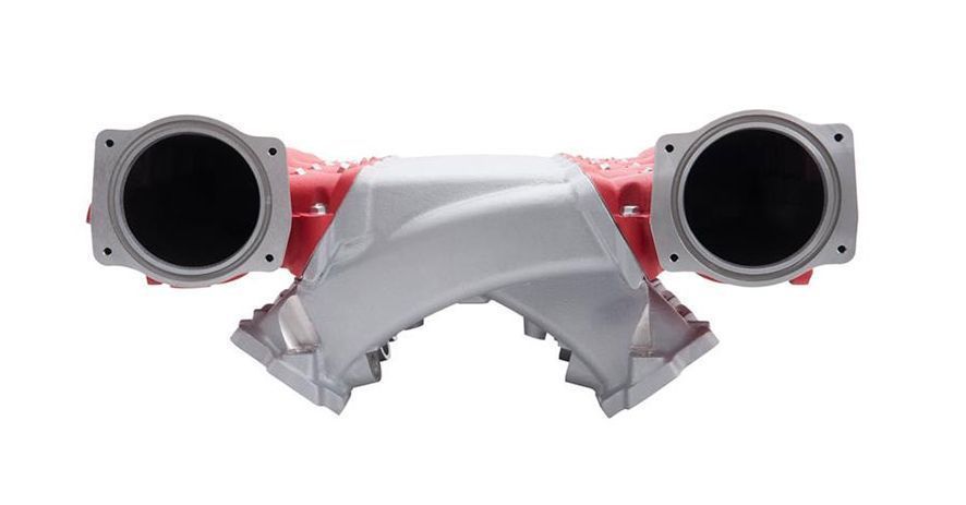 Edelbrock ED7141 Chev / GM LS3 6.2L V8 Edelbrock Cross-Ram Intake Manifold ED7141 Rectangle Port