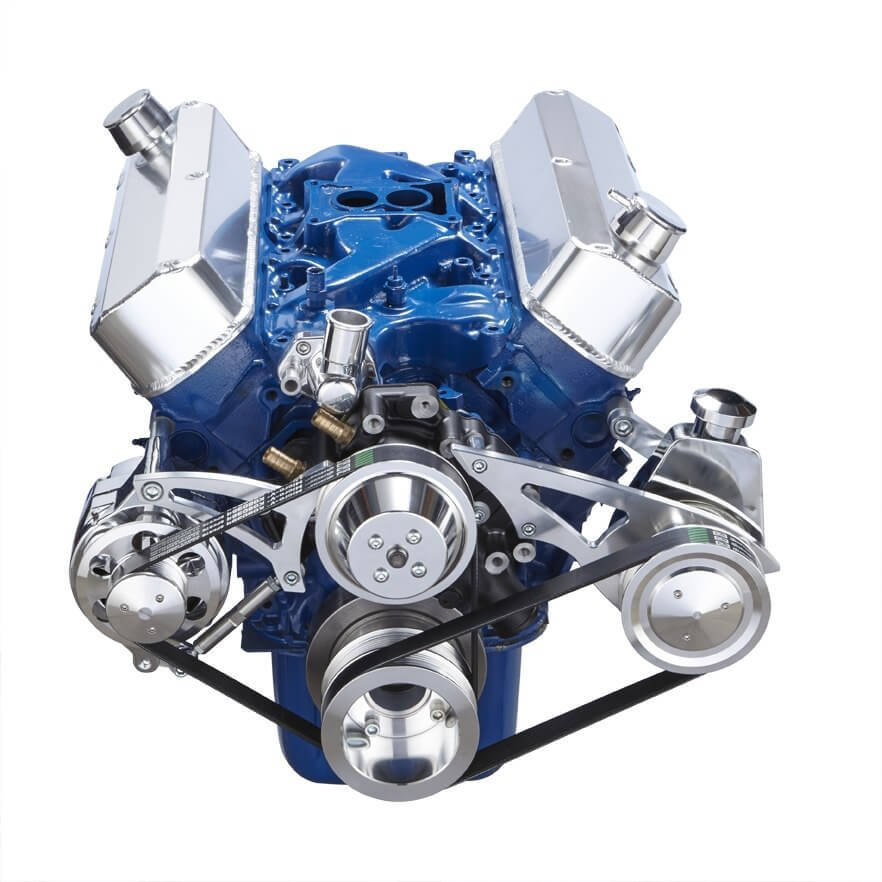 CVF 302-SERPENTINE-PS Ford 289-302-351W Serpentine Conversion Kit - Alternator & Power Steering