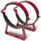 Edelbrock ED72600 Edelbrock Hinged Steel Red Bottle Brackets 7" Diameter 10-15 Lb Bottles ED72600