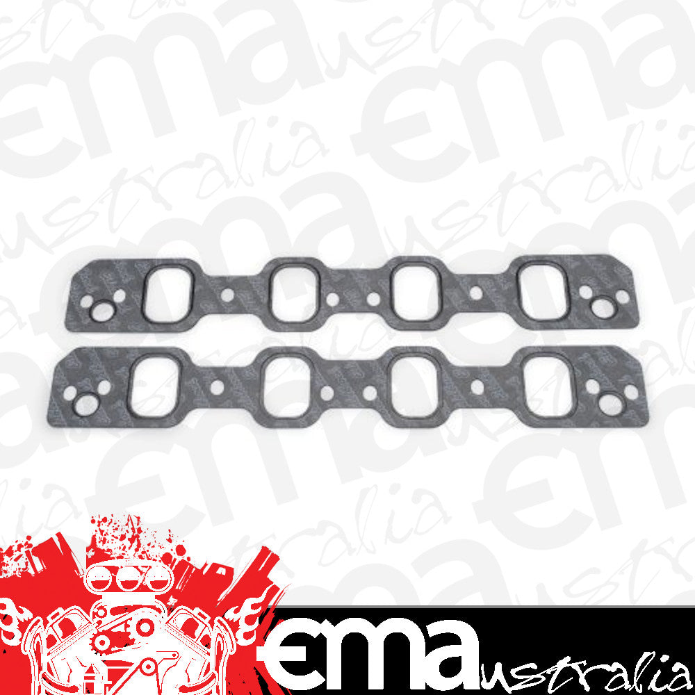 Edelbrock ED7265 Intake Gaskets Ford 302-351W E-Boss [Clevor] Conversion, Port 1.52" X 2.16", .060" Thick ED7265