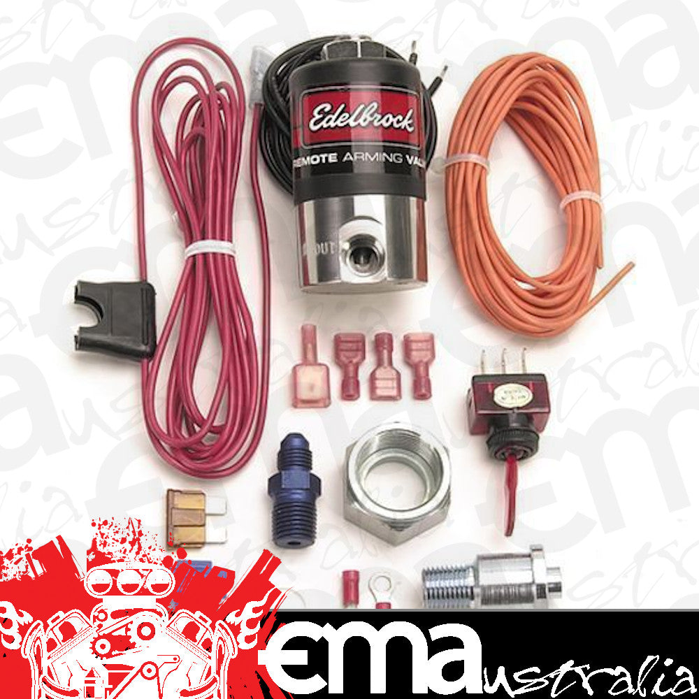 Edelbrock ED72950 Edelbrock Remote Electric Arming Nitrous Bottle Open/Close Valve Kit ED72950