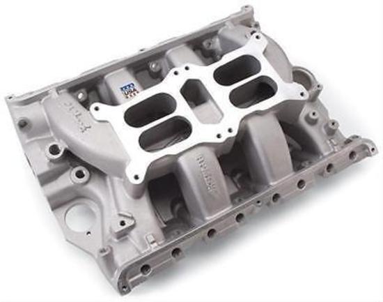 Edelbrock ED7505 Edelbrock RPM Air Gap Dual Quad Intake Manifold Ford BB Fe 390-427 ED7505