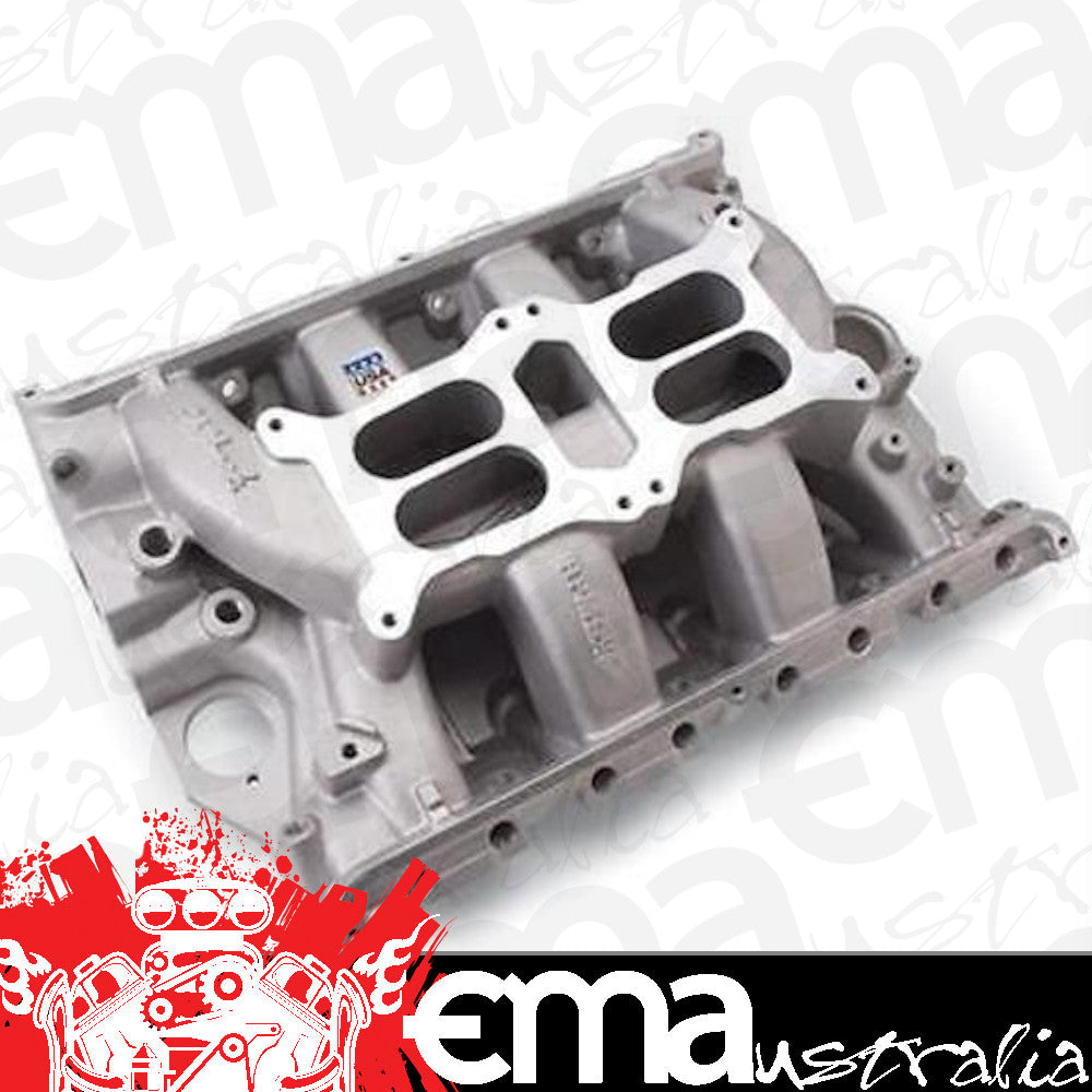 Edelbrock ED7505 Edelbrock RPM Air Gap Dual Quad Intake Manifold Ford BB Fe 390-427 ED7505