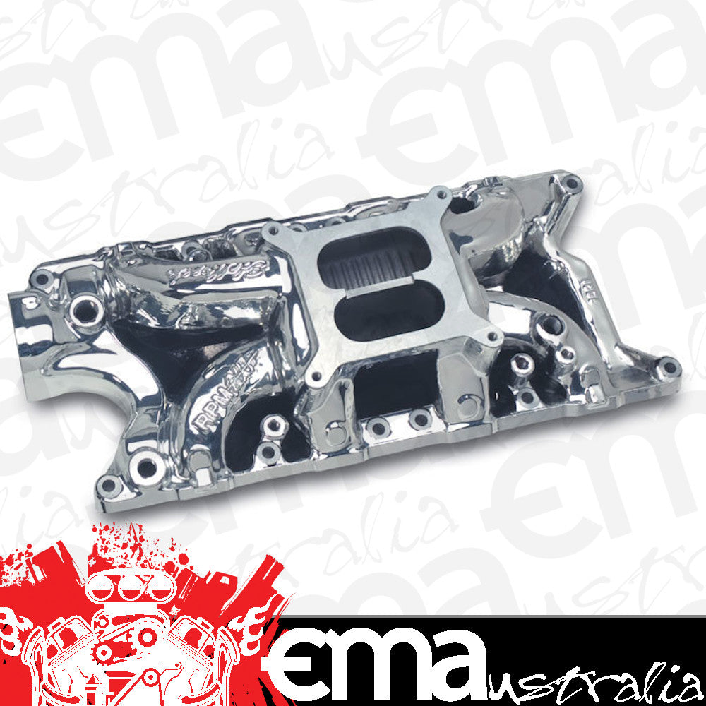 Edelbrock ED75214 RPM Air-Gap Intake Manifold - Endurashine Finish Ford 289-302W 1500-6500 RPM ED75214