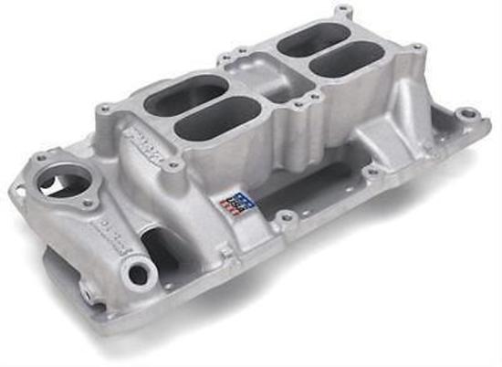 Edelbrock ED7525 Edelbrock Performer RPM Dual Quad Intake Chev SB ED7525