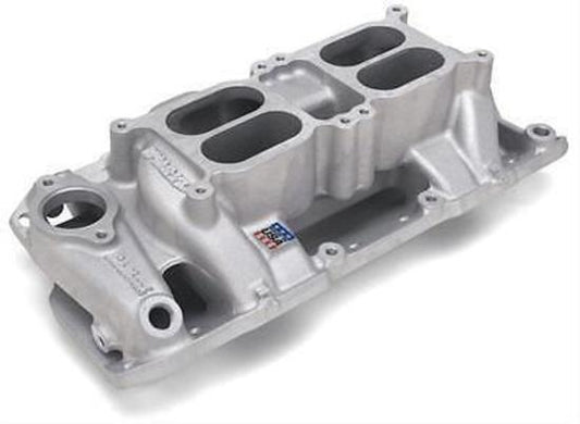 Edelbrock ED7525 Performer RPM Dual Quad Intake Chev SB ED7525