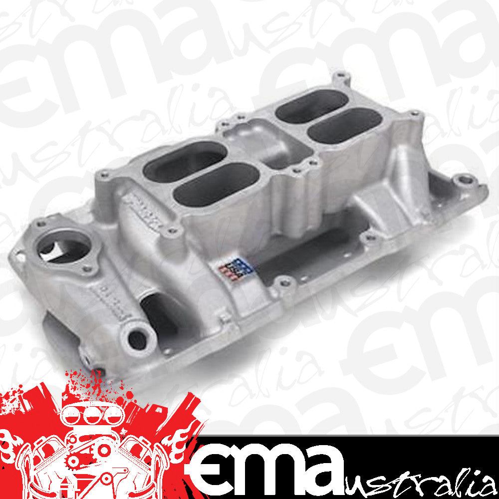 Edelbrock ED7525 Edelbrock Performer RPM Dual Quad Intake Chev SB ED7525