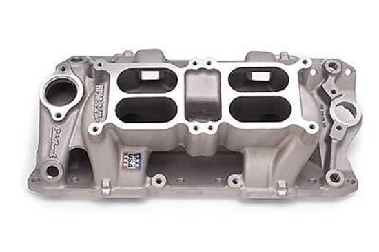 Edelbrock ED7525 Edelbrock Performer RPM Dual Quad Intake Chev SB ED7525