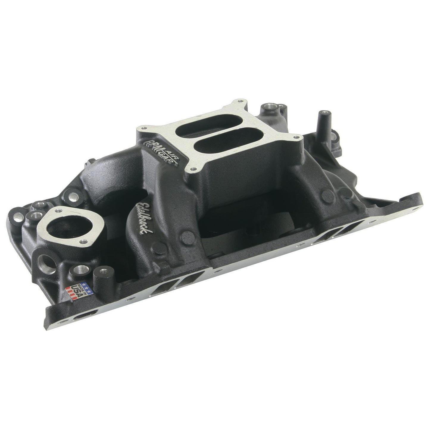 Edelbrock ED75763 Chrysler 318-360 Performer RPM Air-Gap Intake Manifold Black