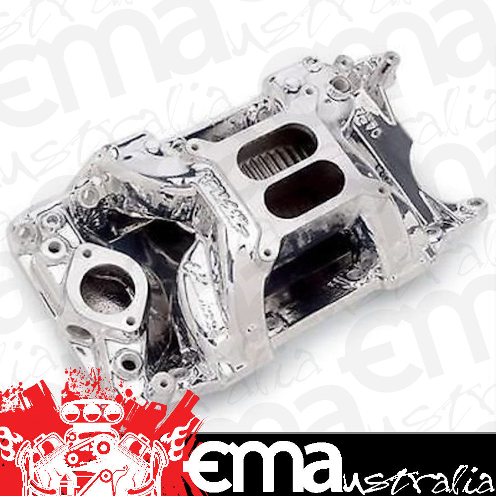 Edelbrock ED75764 RPM AIR GAP INTAKE MANIFOLD CHRYSLER SB 318-360 ENDURASHINE