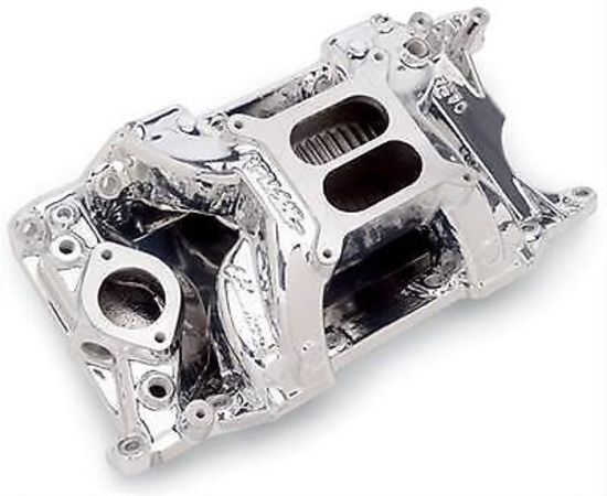 Edelbrock ED75764 RPM AIR GAP INTAKE MANIFOLD CHRYSLER SB 318-360 ENDURASHINE