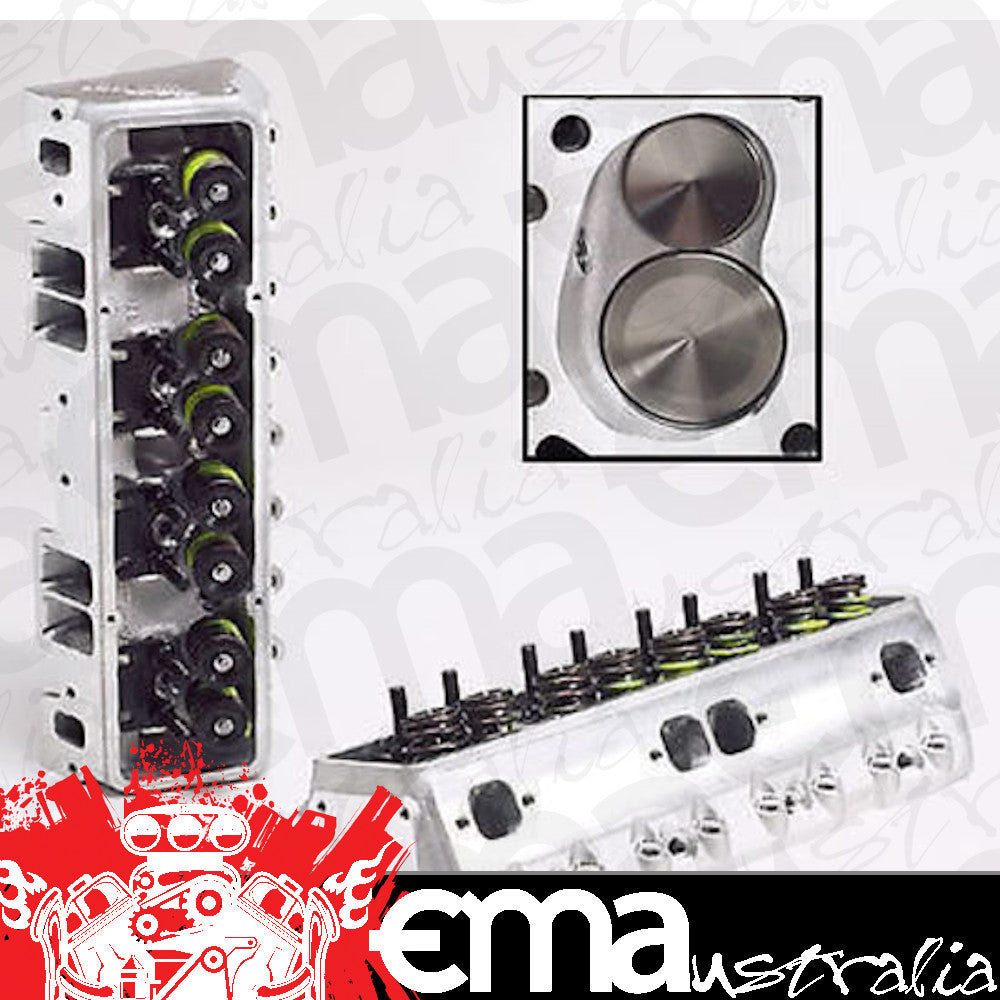 Edelbrock ED77599 Chev SB 302 327 350 400 Victor Jr. Cylinder Heads (each)