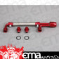Edelbrock ED8088 Edelbrock Dual Quad Fuel Line Kit Braided Stainless Steel Aluminiumm Red ED8088
