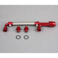 Edelbrock ED8088 Edelbrock Dual Quad Fuel Line Kit Braided Stainless Steel Aluminiumm Red ED8088
