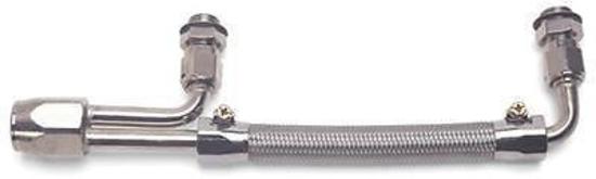 Edelbrock 8091 Dual-Quad Fuel Hose Kit #8091 Endura Finish