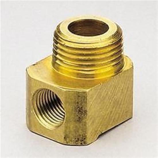 Edelbrock ED8096 Low Profile 90¶ôÇ÷ Vacuum Fitting Reducer 1/8" NPT to 3/8" NPT Male