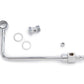 Edelbrock ED8126 Chrome Single Feed Fuel Line Kit Banjo Style for Performer Carbs
