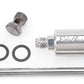 Edelbrock 8131 Chrome Single Feed Steel Fuel Line With Polished Filter