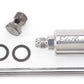 Edelbrock 8131 Chrome Single Feed Steel Fuel Line With Polished Filter