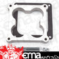 Edelbrock ED8718 Edelbrock 1" Carburetor Spacer Open Cloverleaf Style Dominator Bore ED8718