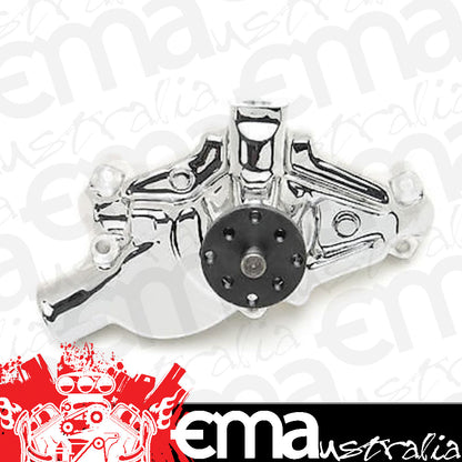 Edelbrock ED88104 Edelbrock Endurashine Alloy Short Water Pump Chev Small Block 265-350 ED88104