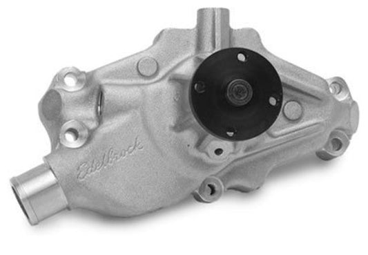 Edelbrock ED8815 Victor Series Aluminium Water Pump - Reverse Rotation Small Block Chevy Corvette 1984-91 Short Style 3/4" Pilot Shaft ED8815