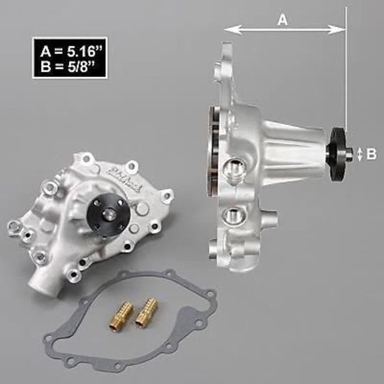 Edelbrock ED8842 Edelbrock Victor Series H/V Water Pump suit 65-67 Ford 289W "K" Eng Code ED8842
