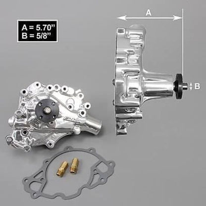 Edelbrock 8848 Water Pump for Small-Block Ford 351W in Polished Finish