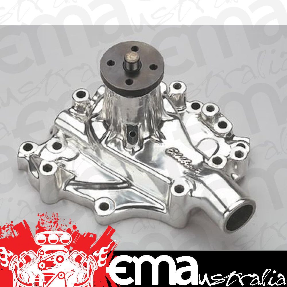 Edelbrock 8849 Water Pump for Small-Block Ford 1970-79 351C and 351M/400 in Polished Finish