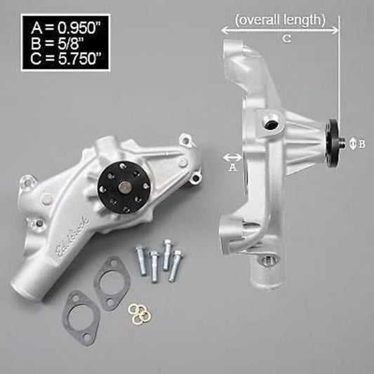 Edelbrock ED8850 Chev Big Block Short Style Victor Series Aluminium Water Pump