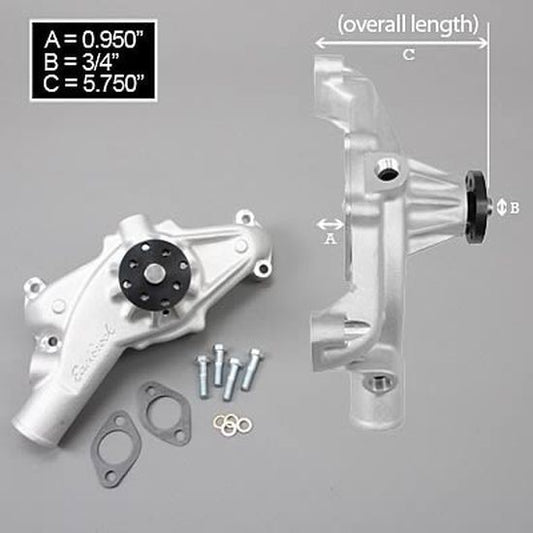 Edelbrock ED8852 Edelbrock Victor Series H/V Water Pump Chev BB 454 Corvette Short Style ED8852