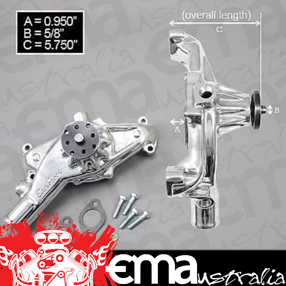 Edelbrock ED8860 Chev Big Block Short Style Victor Water Pump
