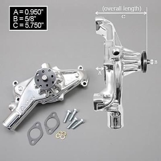 Edelbrock ED8860 Chev Big Block Short Style Victor Water Pump