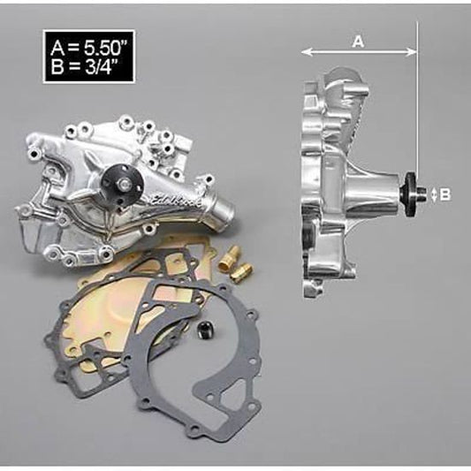 Edelbrock ED8876 Edelbrock Victor Series H/V Alloy Water Pump Ford BB 429/460 V8 ED8876