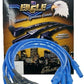 Eagle ELE105812 10.5mm Eliminator Series II Under Exhaust Manifold Lead Set - Blue SB Chev w/ STD Cap 90¡á Distributor & 90¡á Spark Plug