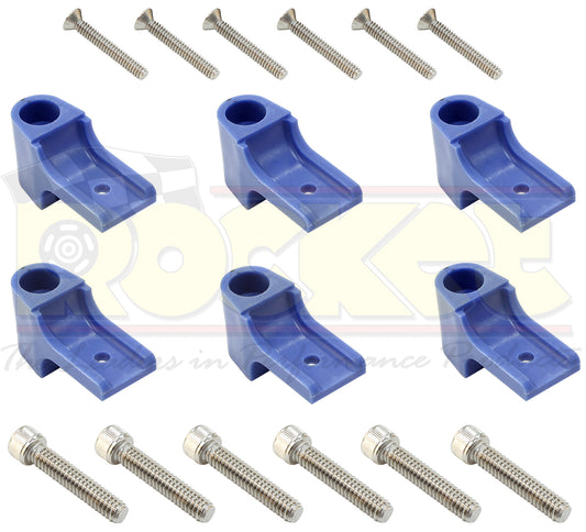 Eagle ELESFK-1BL Universal Horizontal 6 Piece Separator Fitting Kit - Blue