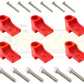 Eagle ELESFK-1R Universal Horizontal 6 Piece Separator Fitting Kit - Red